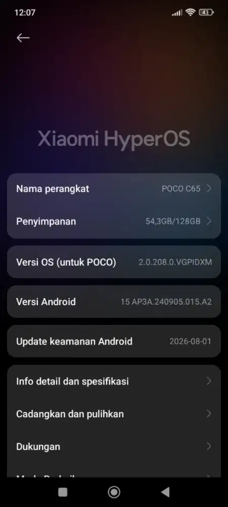 Xiaomi poco c65