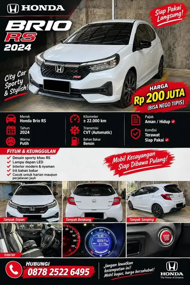 Mobil brio rs second 2024