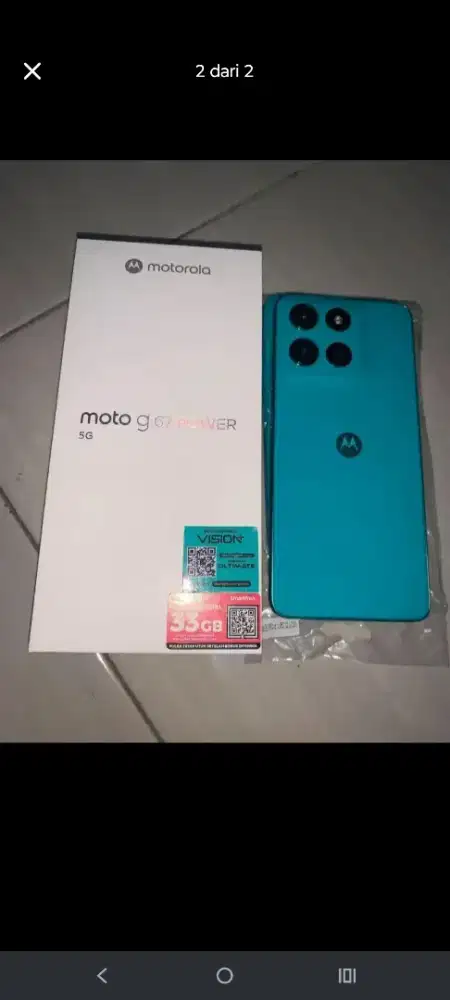 Jual Motorola g67 baru 2bulan
