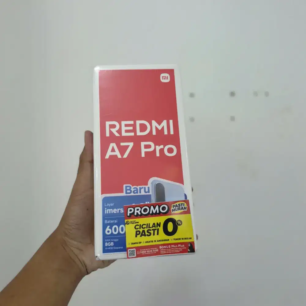 Baru redmi A7 pro baterai besar, bisa cash, cicilan, tukar tambah