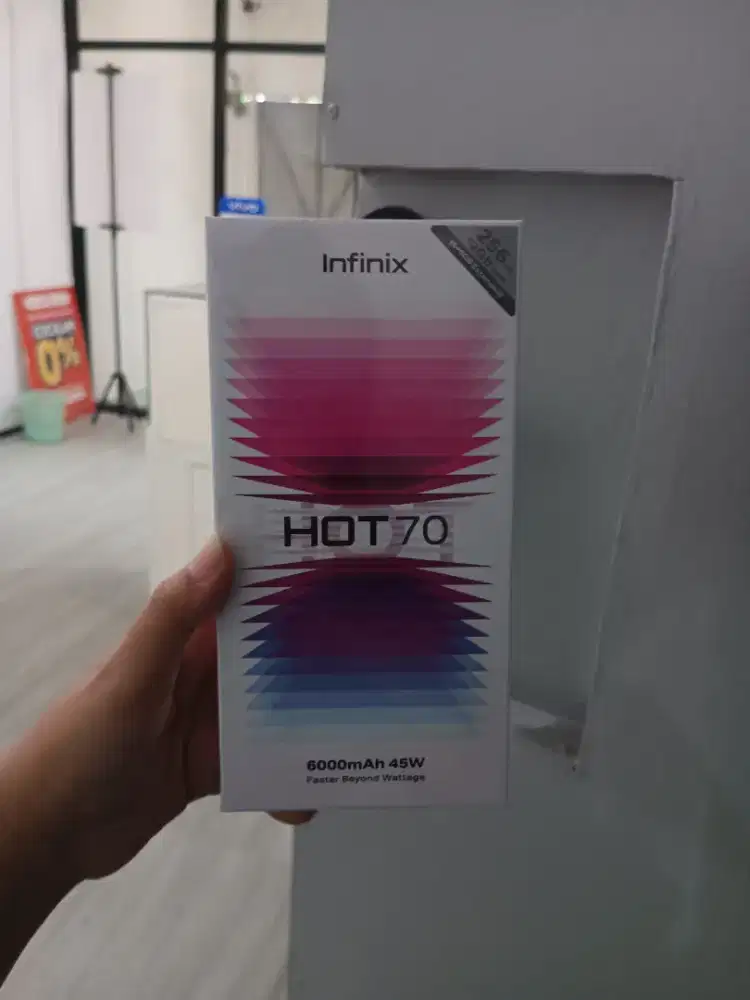 Infinix Hot 70 4+4/128 New Garansi Promo Bandung