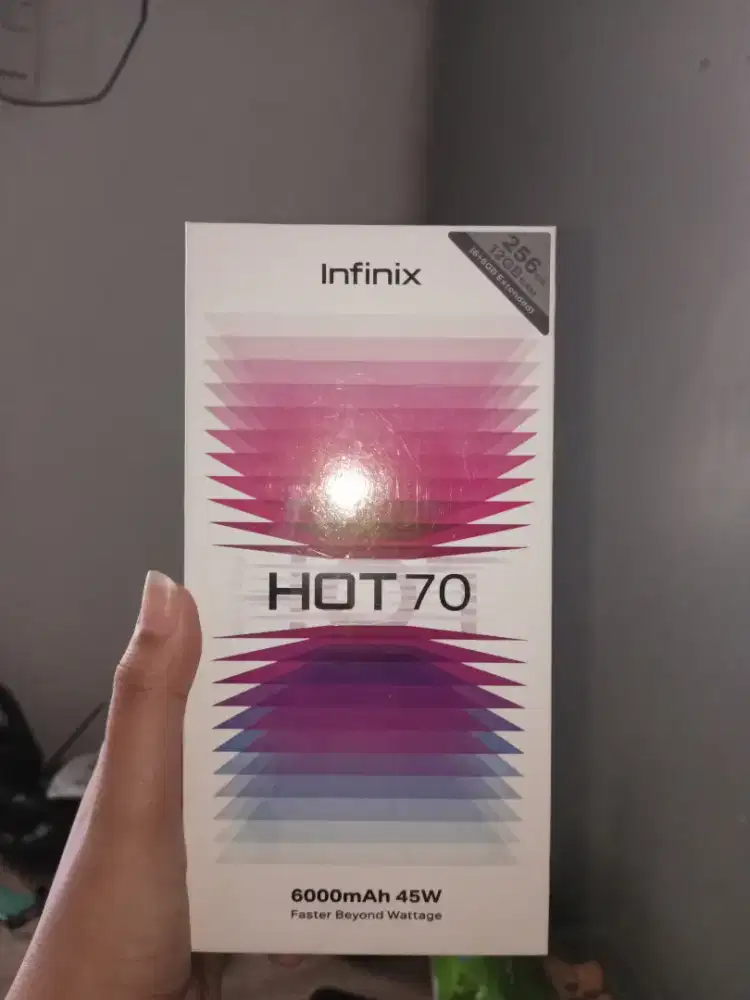 Infinix Hot 70 6+6/256 New Garansi Resmi Promo Bandung