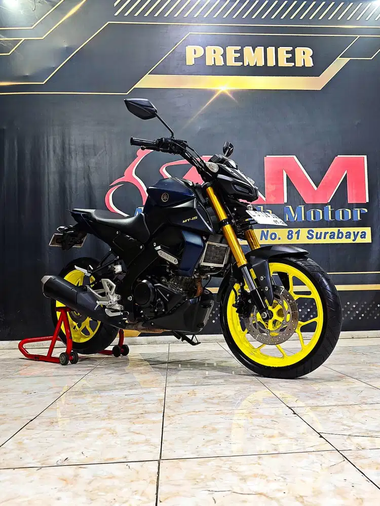 Yamaha MT 15 blue matte mewah Th 2019. Anugerah motor rungkuy