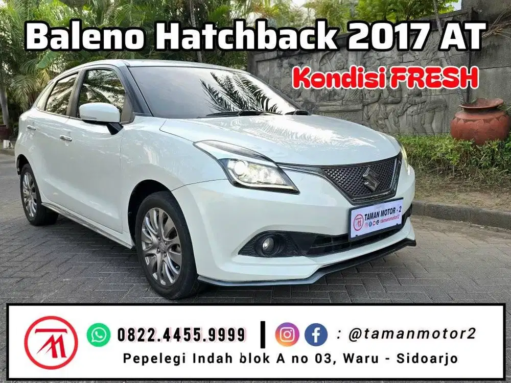 [ TDP 10jt ] Low KM - Baleno HB 2017 AT Kondisi FRESH