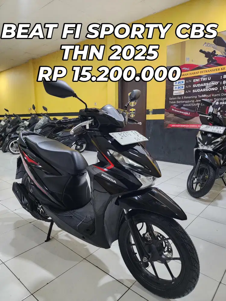 HONDA BEAT FI SPORTY CBS THN 2025