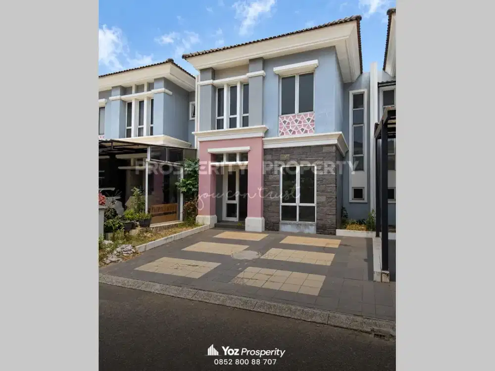 Rumah Lebar 7 di Cluster Bohemia Village Paramount Gading Serpong Tangerang