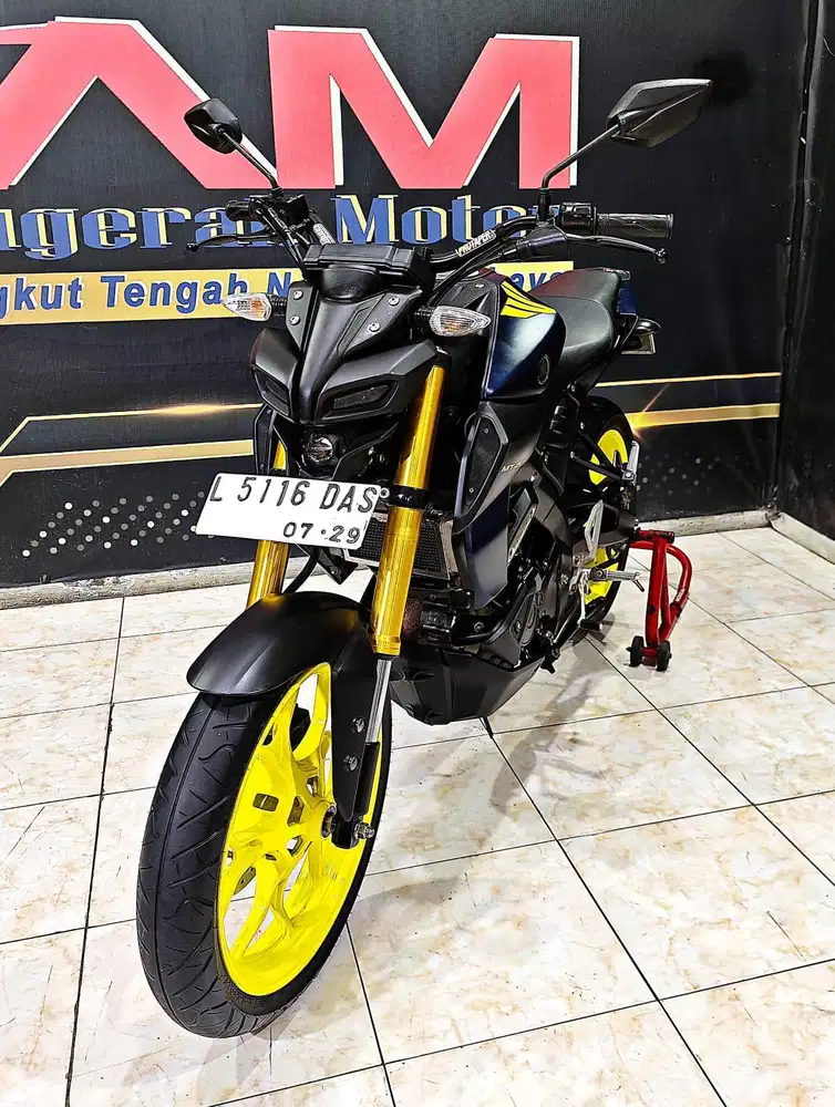 Yamaha MT 15 blue matte mewah th 2019. Anugerah motor rungkut