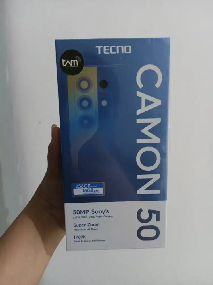 Tecno Camon 50 12/256 New Garansi Resmi Promo Bandung