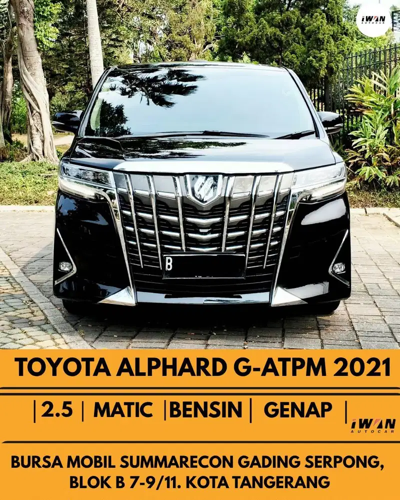 2021 TOYOTA ALPHARD G 2.5 TSS AT