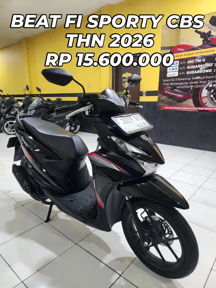 HONDA BEAT SPORTY CBS THN 2026