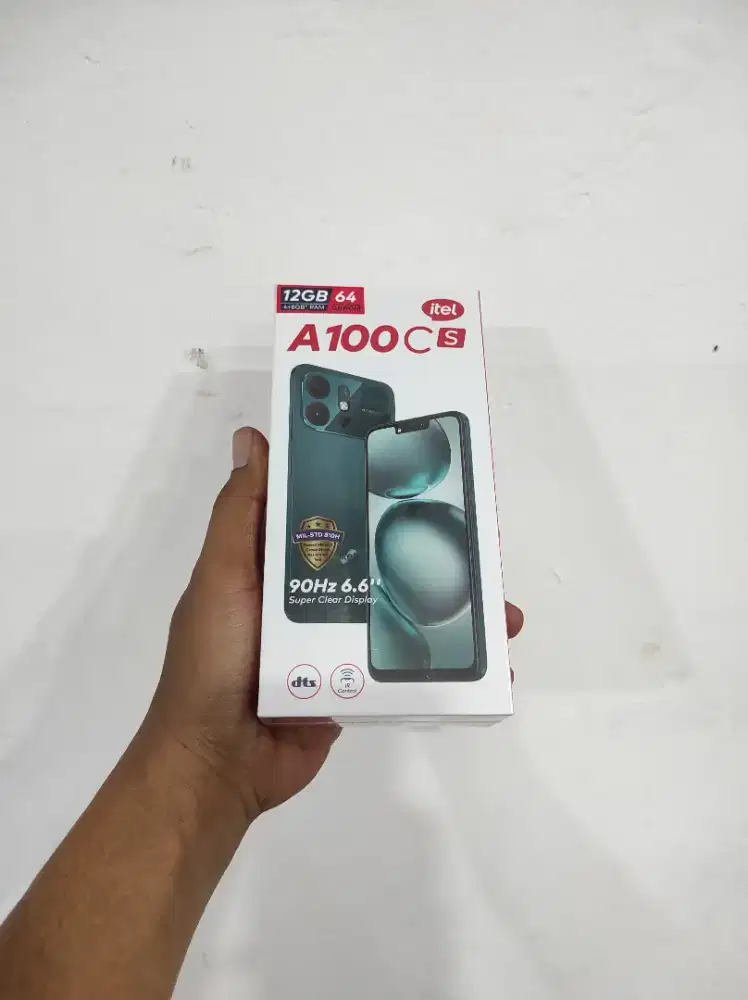 Berminat silahkan WA Itel A100cs 4+8/64 Garansi resmi 1thn