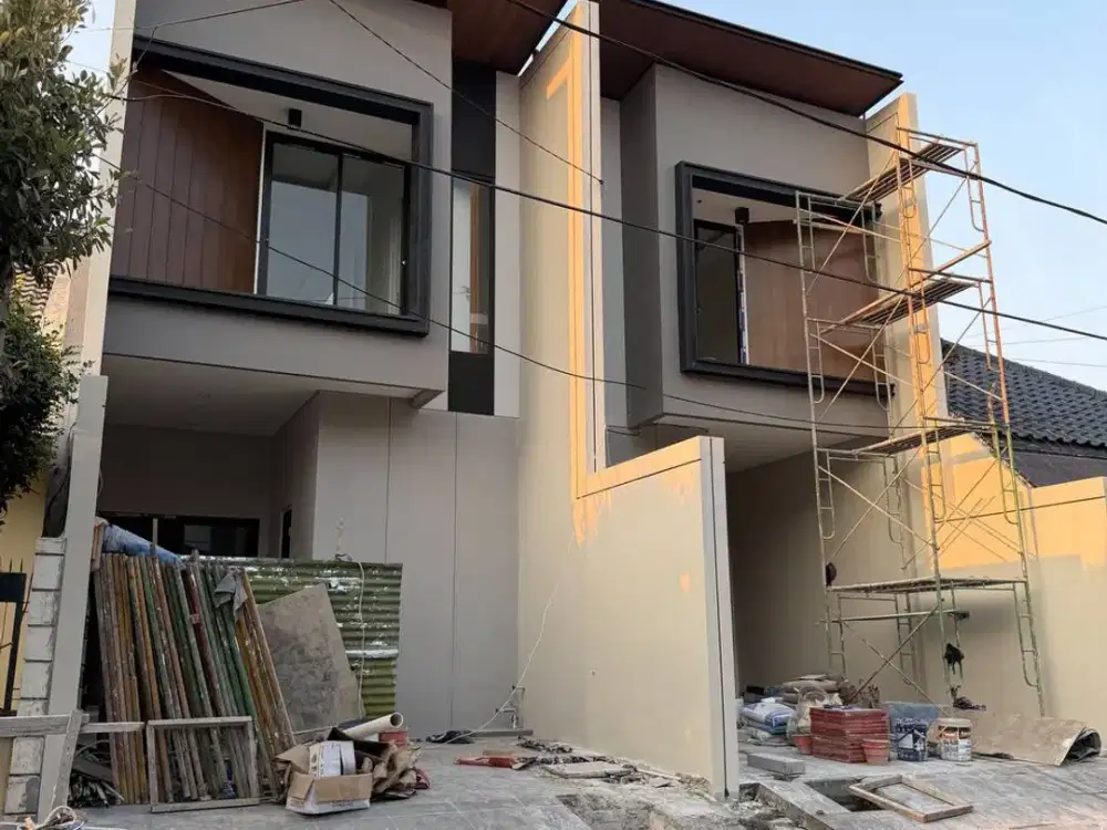 Dijual rumah baru minimalis wisma mukti klampis