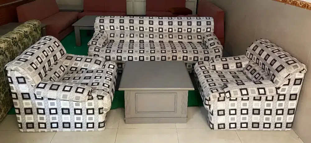 SECOND kursi Sofa ruang tamu 1 set sama meja Kursi Ruang Tamu Besar