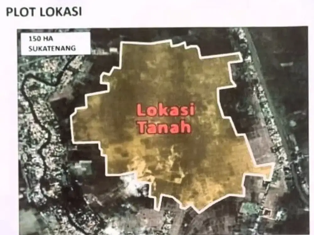 Dijual Lahan Zonasi Industri Bekasi Luas 150 Hektar Cocok Untuk Pembangunan Kawasan Industri , Lokasi Di Pinggir Jalan Raya