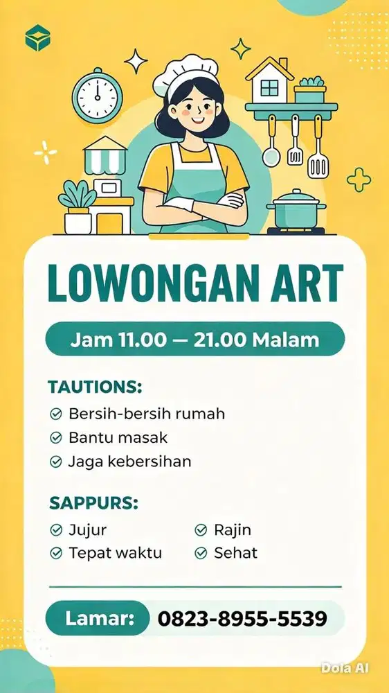 dibutuhkan segera