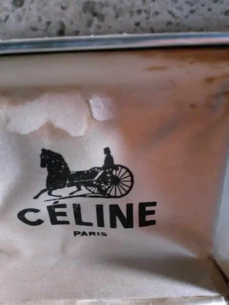 Celine Paris cufflink set vintage full box-langka