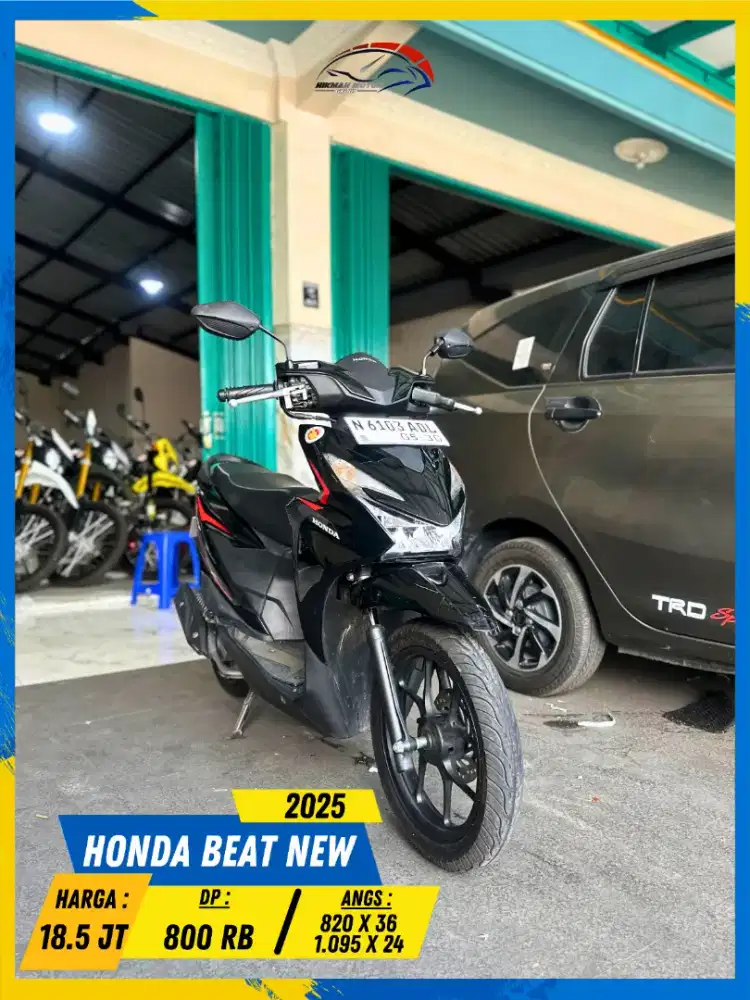 HONDA BEAT NEW 2025 MONGGO READY LURR HIKMAH MOTOR KEPUH MALANG