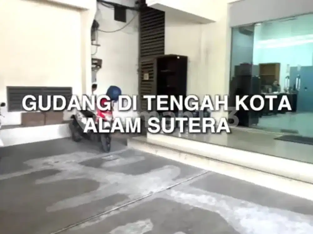 Gudang Gandeng di Alam Sutera Bangunan Luas 2 Lantai Siap Pakai