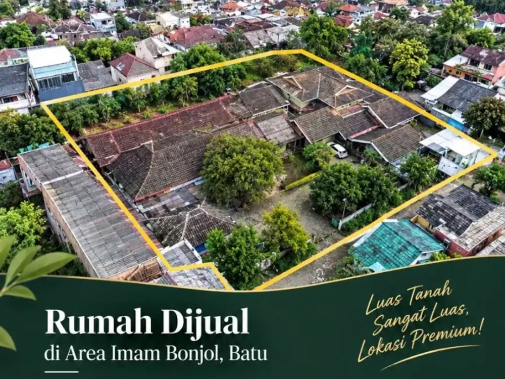 Dijual Rumah Selangkah ke Alun-alun di Jl Imam Bonjol Batu