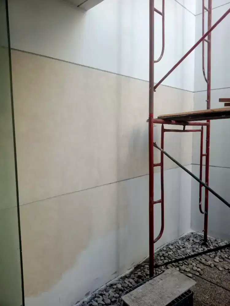 Tukang cat interior lime wash