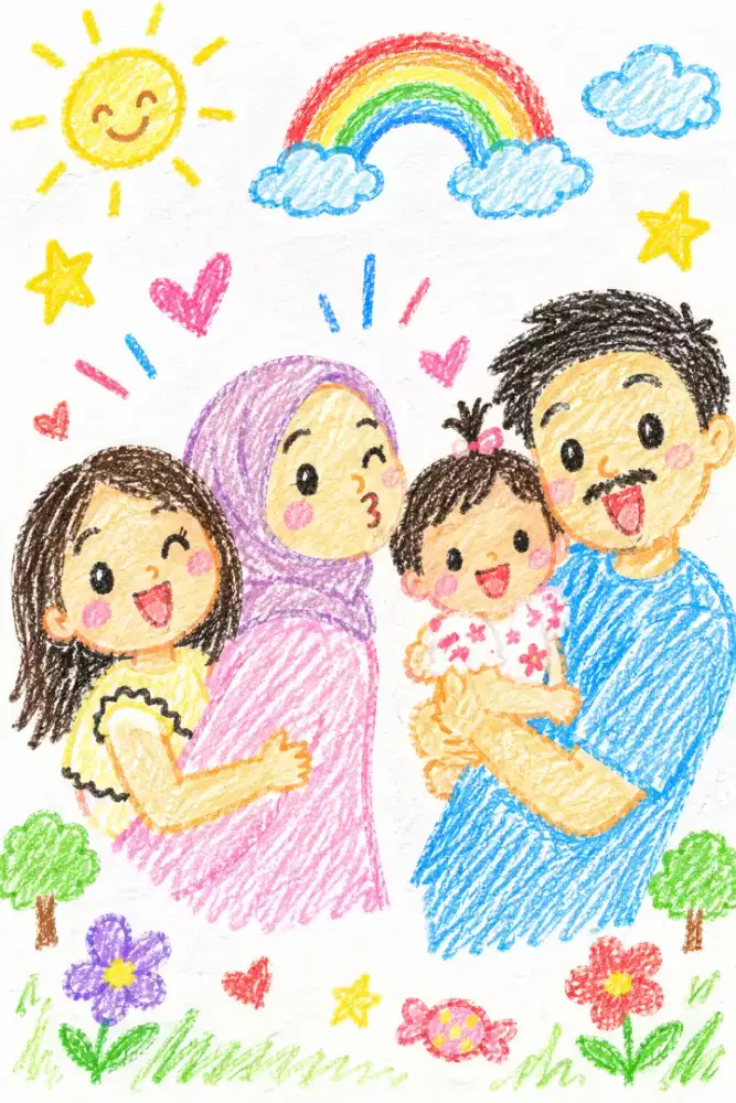 MOMONG 2 ANAK SEMENTARA PP BEKASI UTARA