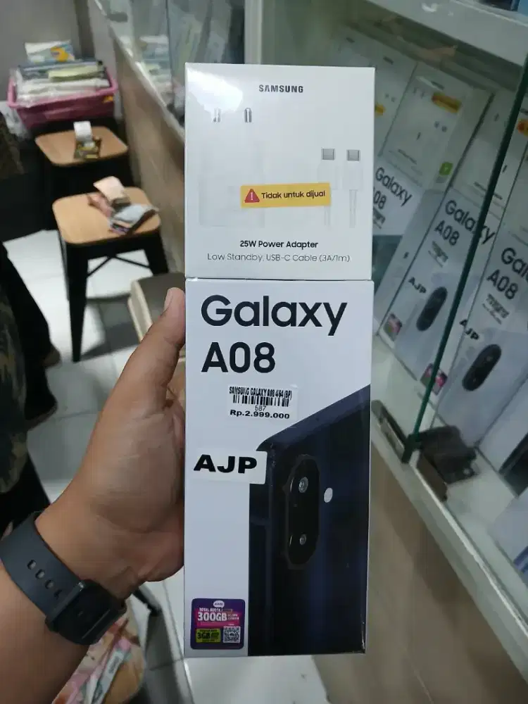 Ready samsung A08 4/64 garansi resmi 1tahun atlantis dahsyat