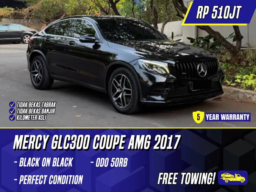 [ GARANSI 5TH ] Mercedes Benz GLC300 Coupe AMG 2017 Mercy GLC 300 2017