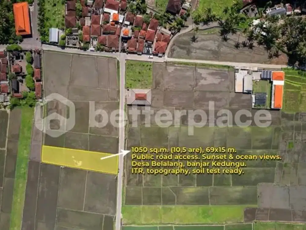 Save Months, Save Millions — Kedungu Parcel with Solid Foundations Already Built and Permits Prepared