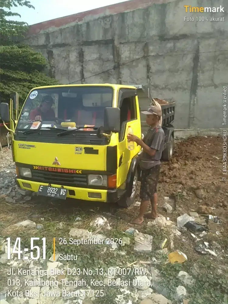 Angkutan puing tanah sampah proyek &urugan