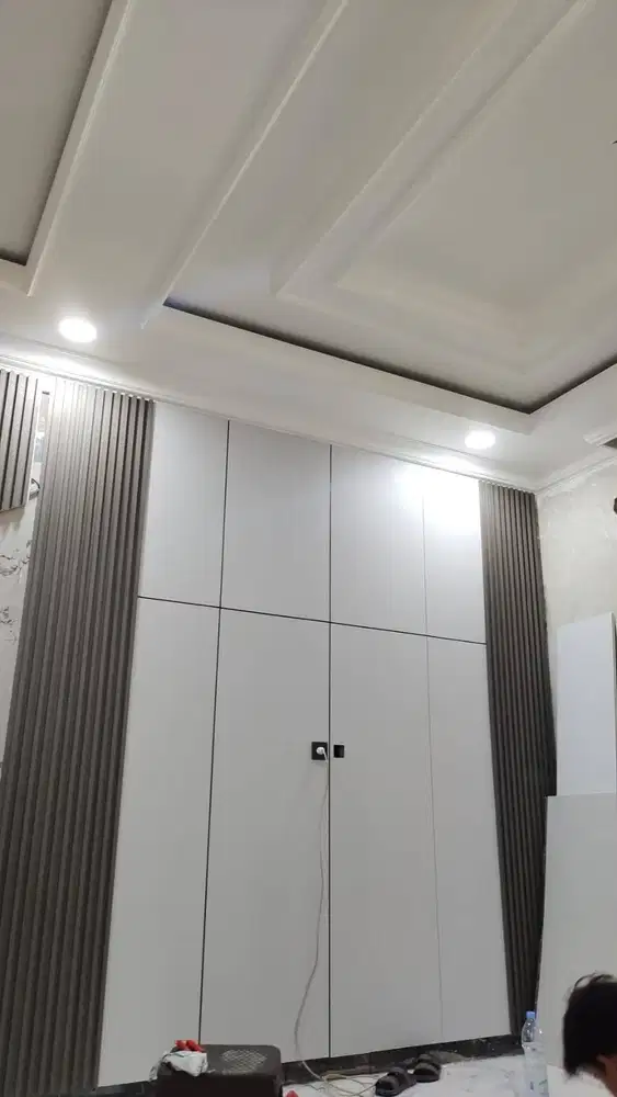 WALLBOARD PVC FLAT DINDING INDOOR WALLPANEL DINDING WALLBOARD 40 X 290