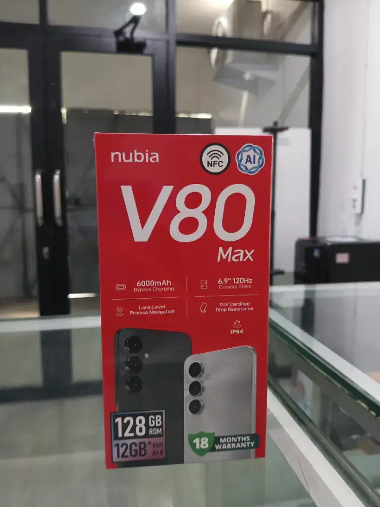 Nubia V80MAX 6+6/128 New Garansi Resmi Promo Bandung