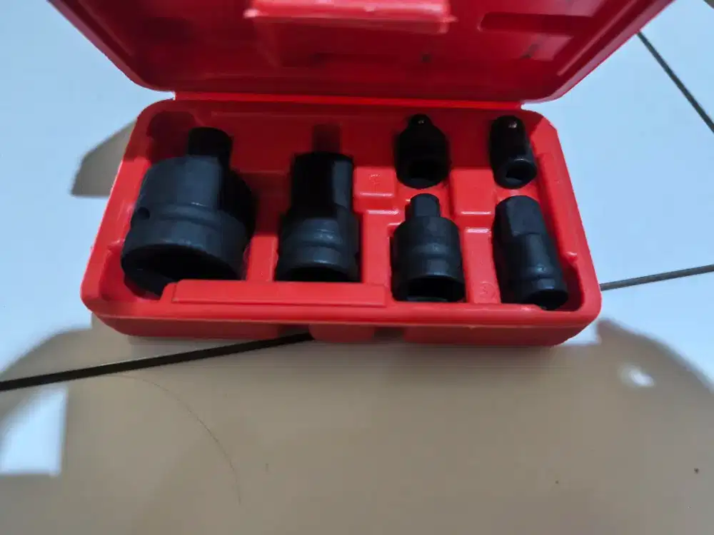 adaptor Kunci Shock Allefix ukuran 1/4, 3/8, 1/2, 3/4 baru