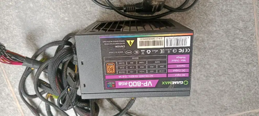 PSU Gamemax 800Watt