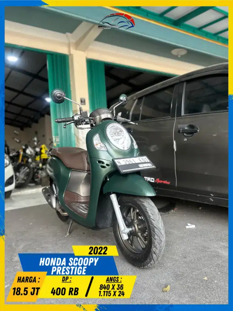 HONDA SCOOPY PRESTIGE 2022 BEKAS RASA BARU HIKMAH MOTOR KEPUH MALANG