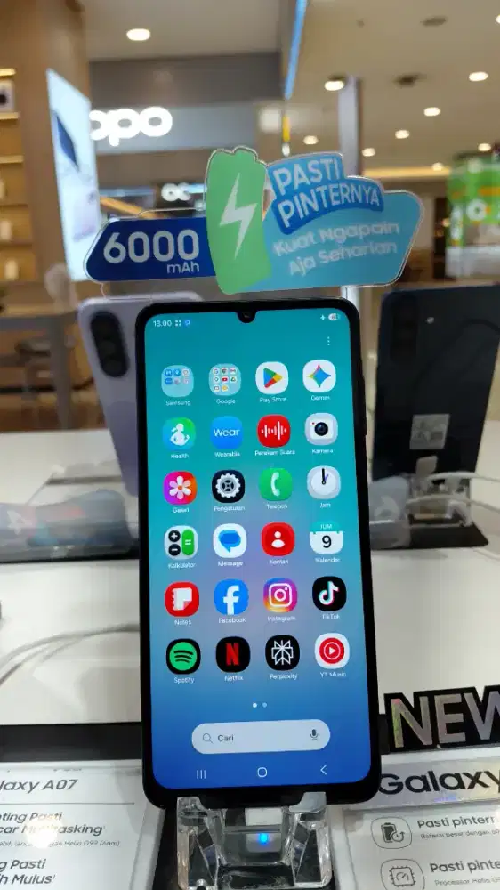 NEW SAMSUNG A08 4/64 GARANSI RESMI !!!