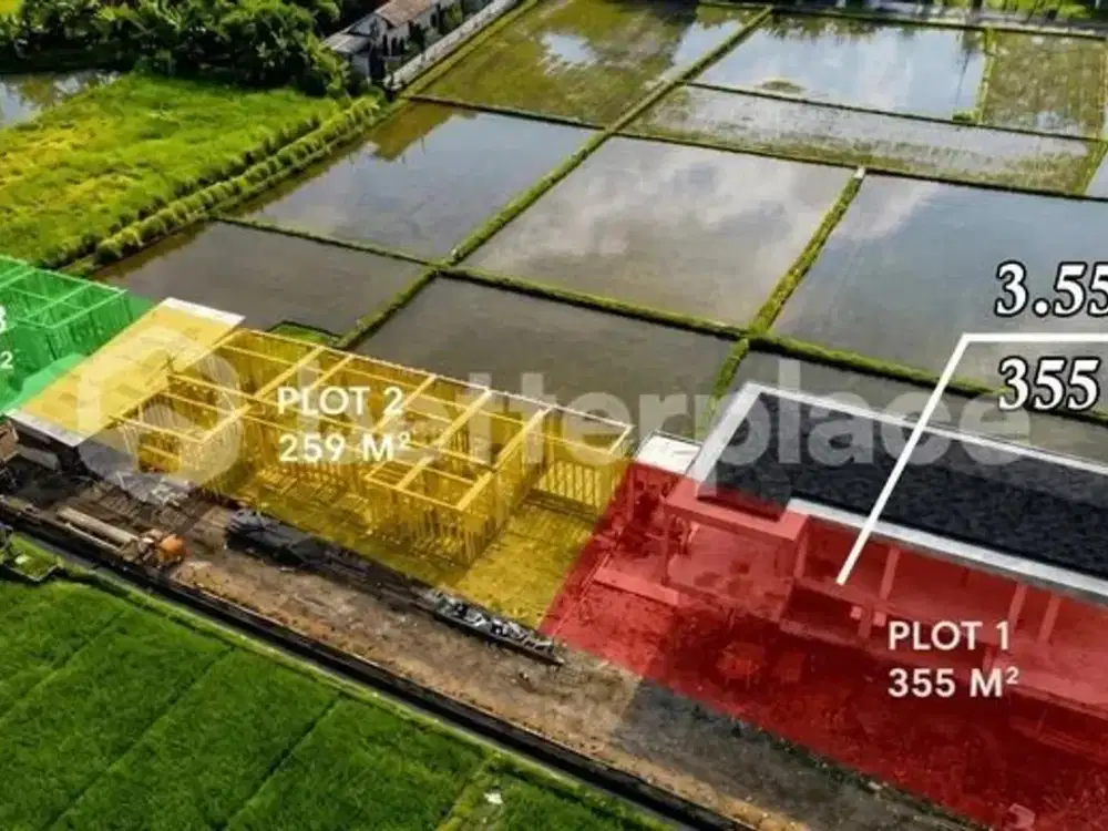 Where the Rice Fields Meet the Coastline — Efficient 355 sqm Development Opportunity in Emerging Kedungu