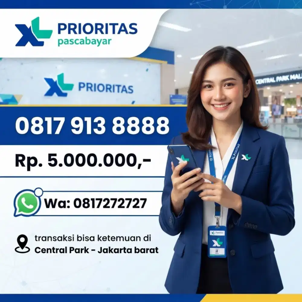 NOMOR CANTIK XL 913 8888