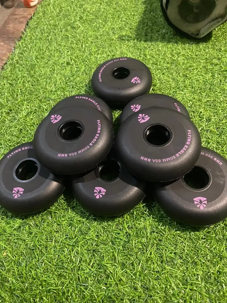 Ban wheel separu roda inline skate flying eagle rever x6 baru