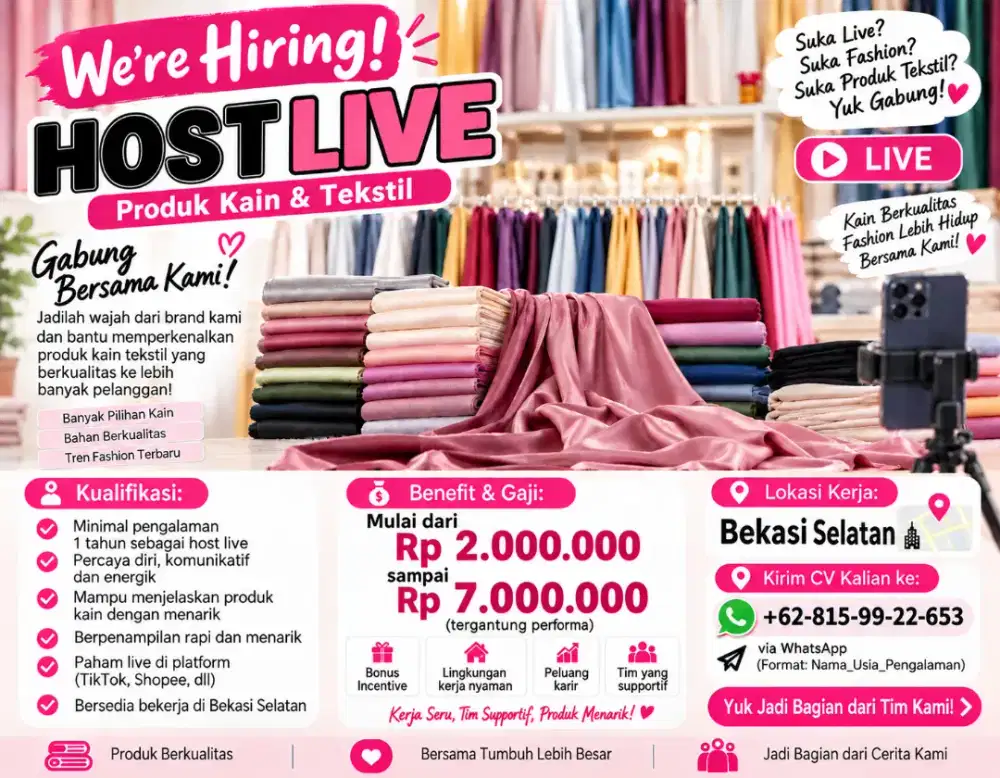 HOST LIVE Bekasi seletan