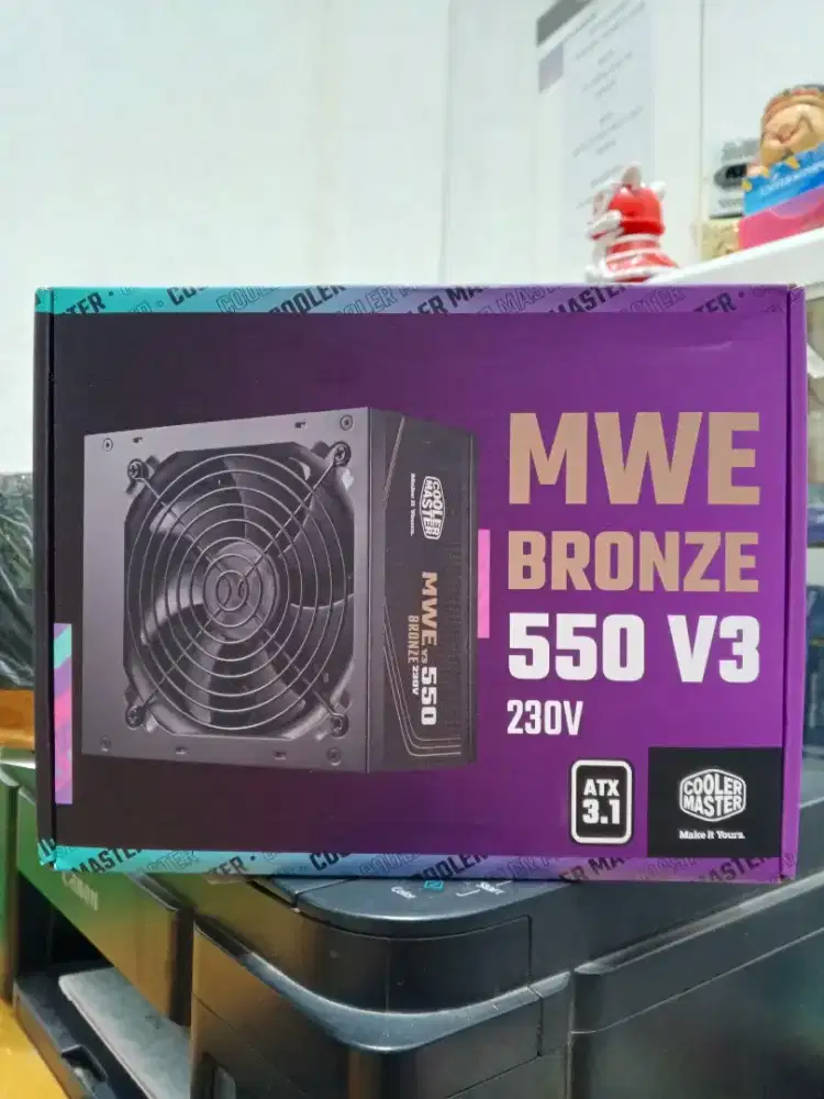 power supply cooler master MWE 550watt 80+ bronze