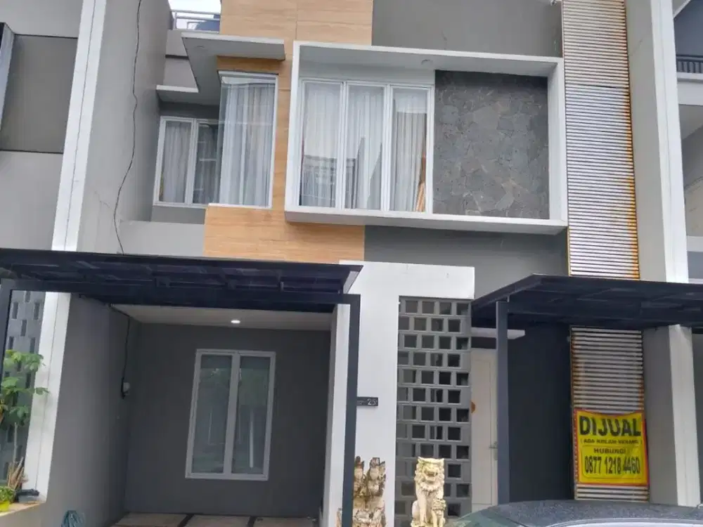 DIJUAL RUMAH 2 LANTAI PONDOK LABU DENGAN KOLAM RENANG