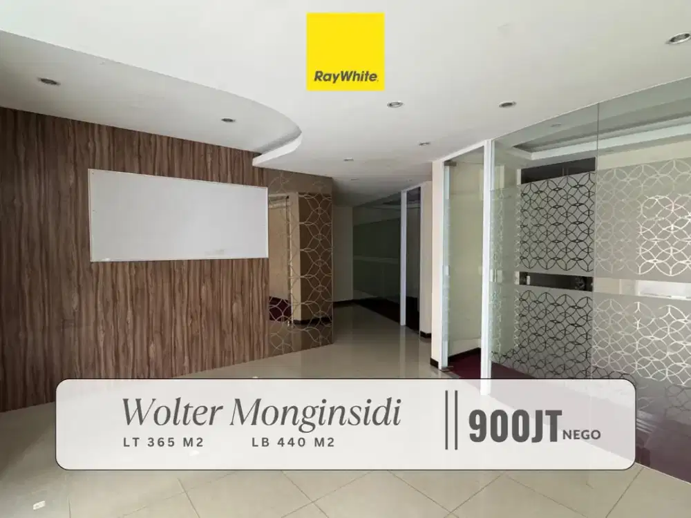 Disewakan Murah Bangunan Komersial cocok untuk Resto/Cafe di Jalan Wolter Monginsidi, Kebayoran Baru