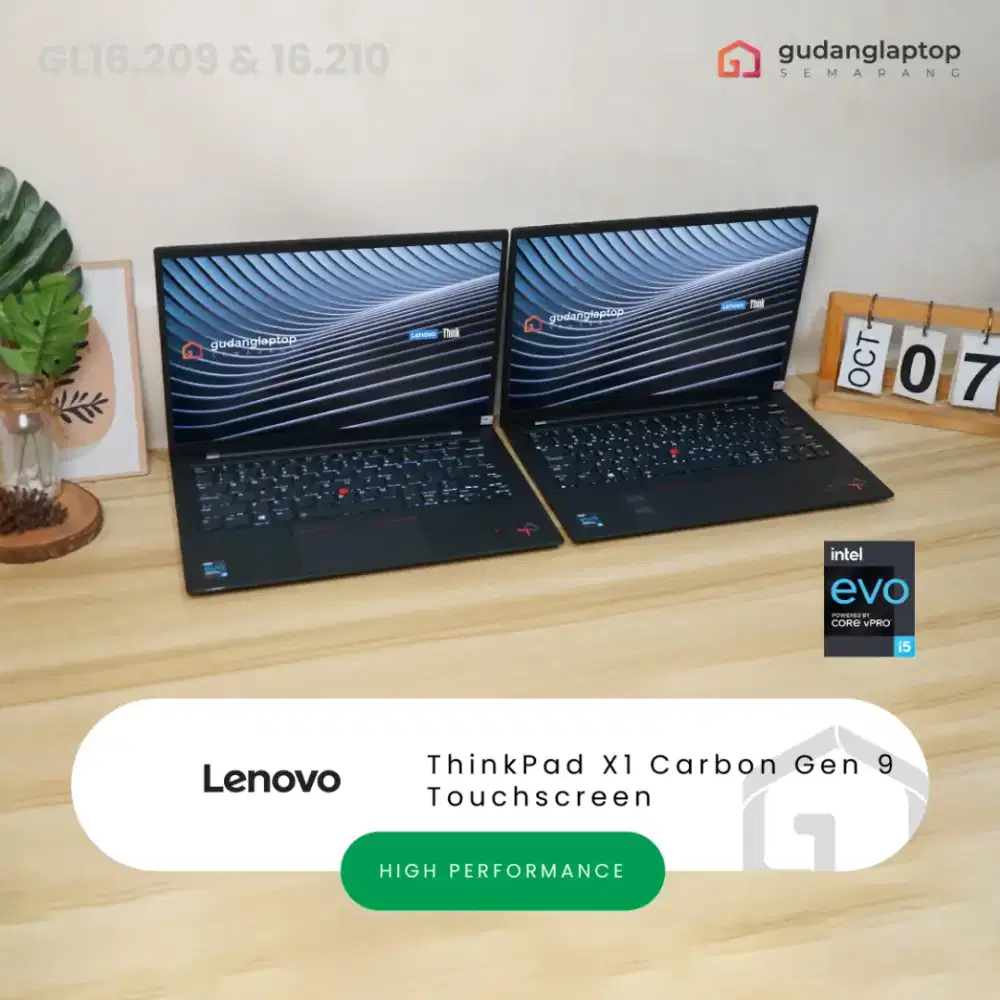 LENOVO ThinkPad X1 Carbon Gen 9
INTEL Core i5 - 1145G7 16GB/256GB