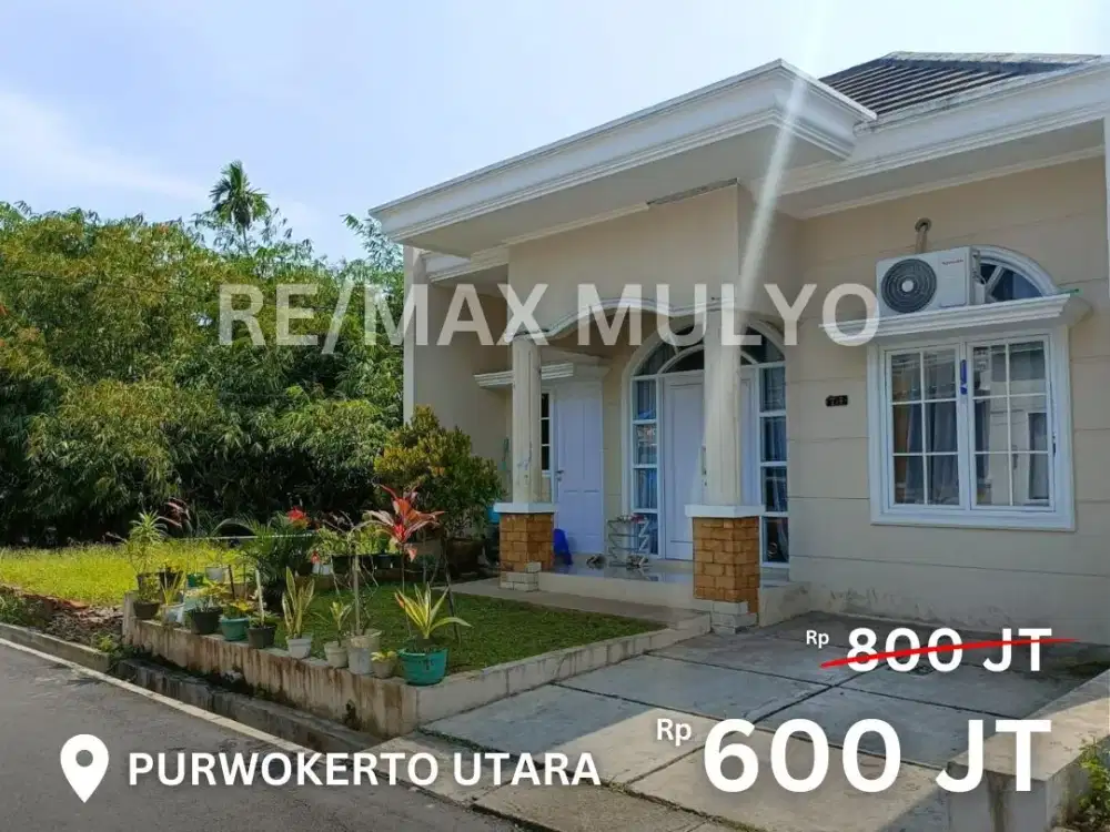 Dijual Rumah Minimalis Modern Siap Huni Area Purwokerto Utara