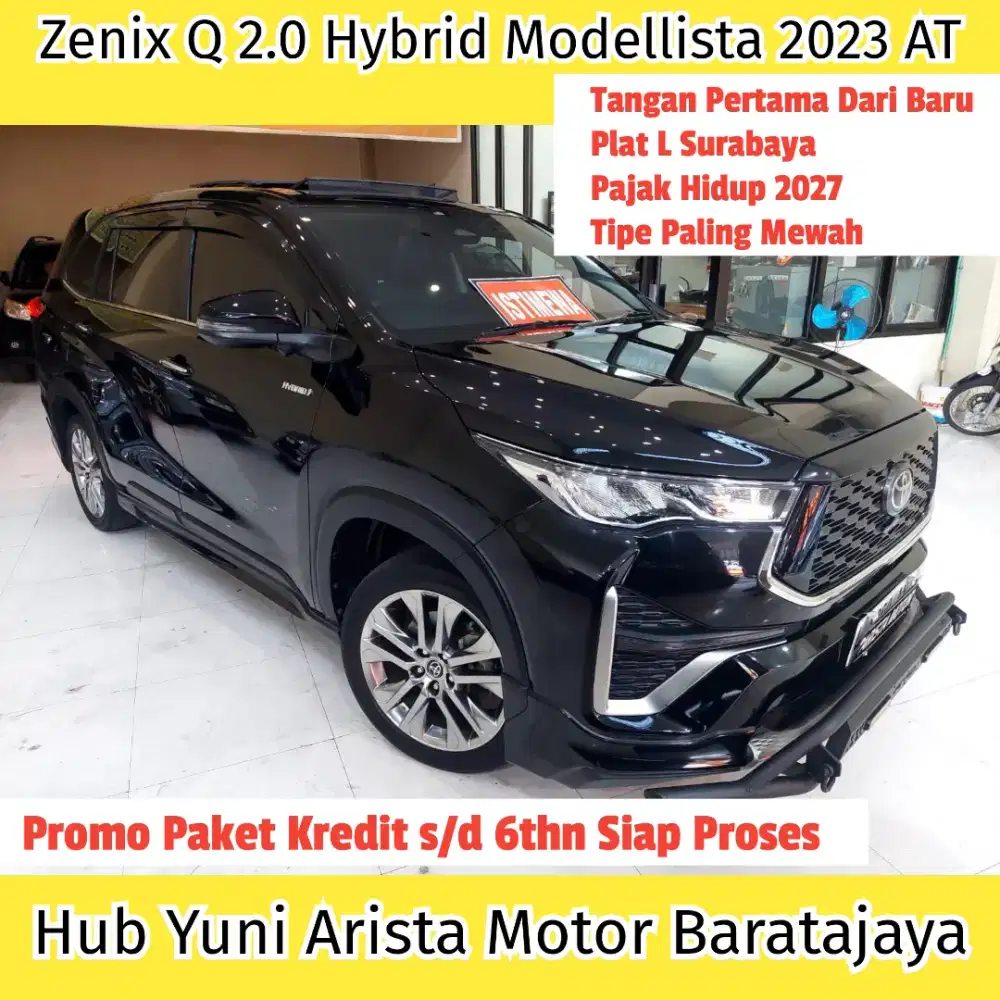 Zenix Q Hybrid TSS Modellista 2023 TGN1 PlatSBY Pribadi PjkHidup2027