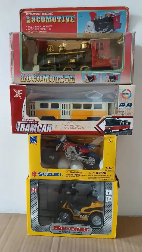 Miniatur diecast metal vintage klasik