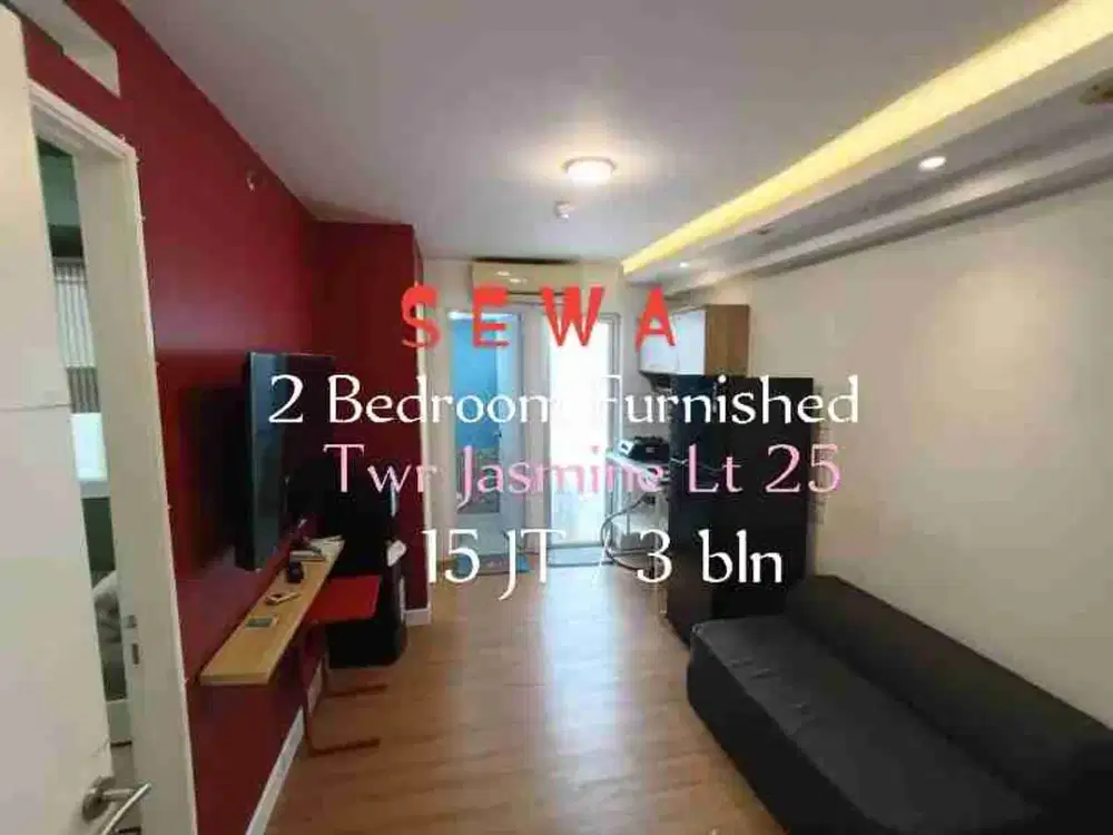 SEWA Apartemen 2 KT Furnished Twr Jasmine Bassura City