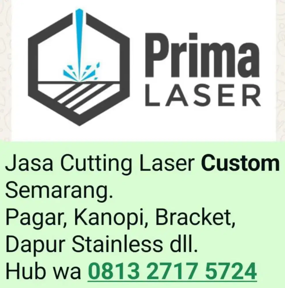 Jasa Cutting Laser Custom Semarang