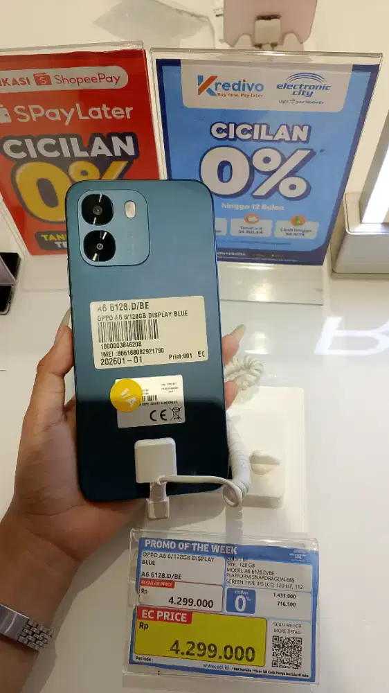 Oppo A6X 128GB purple