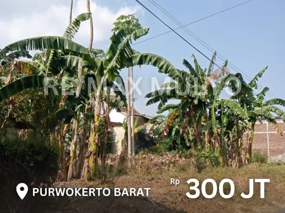 Dijual Tanah Hook Cocok Untuk Hunian Atau Usaha Area Purwokerto Barat